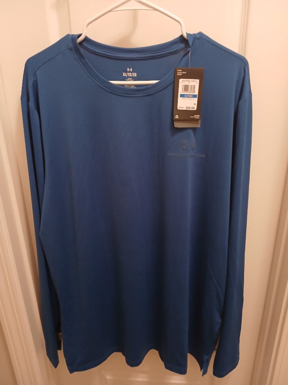 Under Armour Rush Loosegrear Performance Training Long Sleeve Tee XL NWT